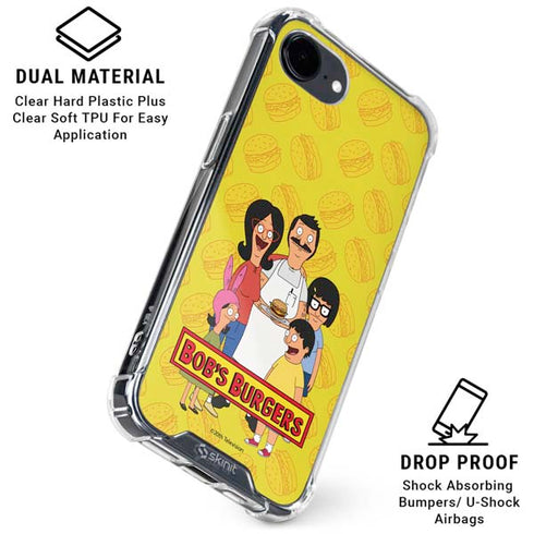 Bobs Burgers Family Portrait iPhone 16e Clear Case
