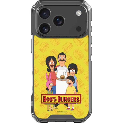 Bobs Burgers Family Portrait iPhone 17 Pro Clear Case