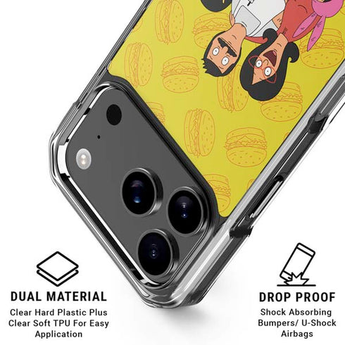 Bobs Burgers Family Portrait iPhone 17 Pro Max Clear Case
