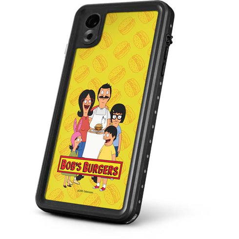 Bobs Burgers Family Portrait iPhone XR Waterproof Case