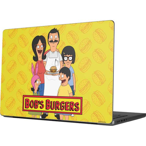 Bobs Burgers Family Portrait MacBook Pro 14in (2021-24) Skin