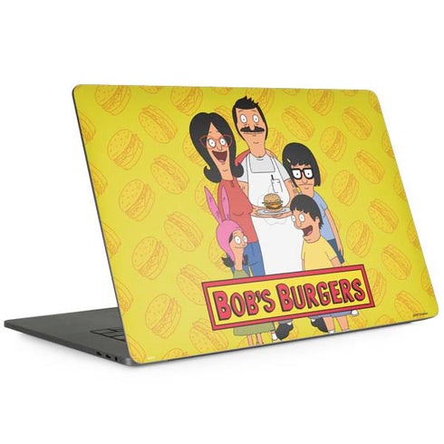 Bobs Burgers Family Portrait MacBook Skins