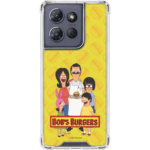 Bobs Burgers Family Portrait Moto G 5G (2025) Clear Case