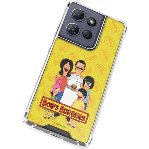 Bobs Burgers Family Portrait Moto G 5G (2025) Clear Case