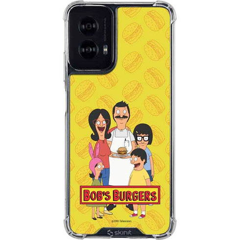 Bobs Burgers Family Portrait Moto G Power 5G (2024) Clear Case