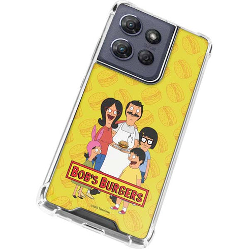 Bobs Burgers Family Portrait Moto G Stylus 5G (2025) Clear Case