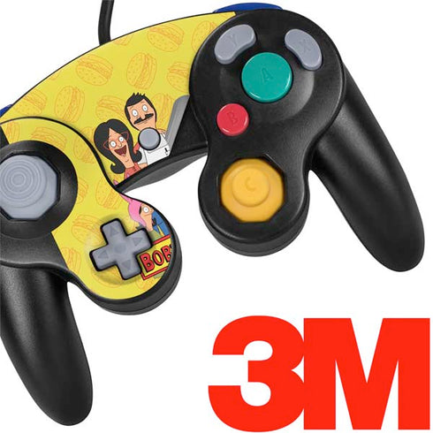 Bobs Burgers Family Portrait Nintendo GameCube Controller Skin