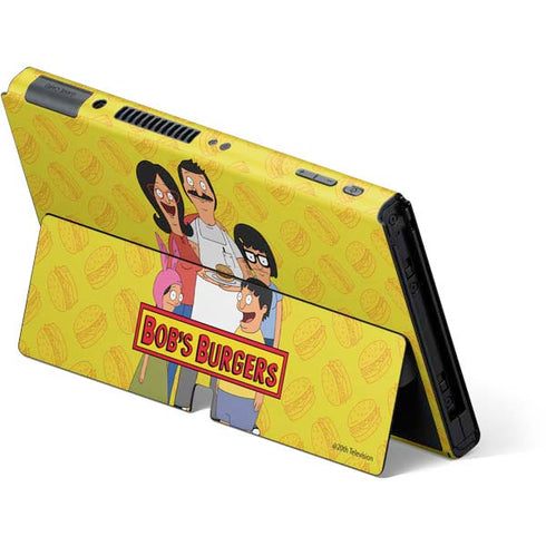 Bobs Burgers Family Portrait Nintendo Switch OLED (2021) Skin