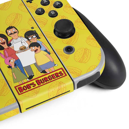 Bobs Burgers Family Portrait Nintendo Switch OLED (2021) Skin