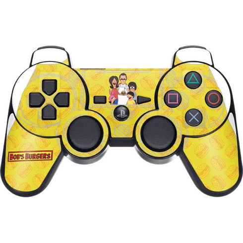 Bobs Burgers Family Portrait PS3 Dual Shock wireless controller Skin