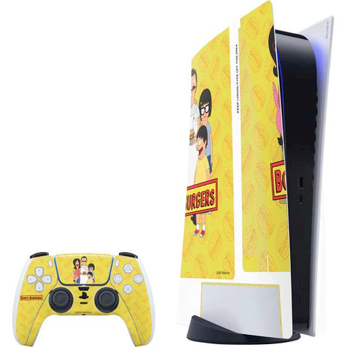 Bobs Burgers Family Portrait PS5 Bundle Skin