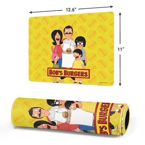 Bobs Burgers Family Portrait Gaming Mouse Pad