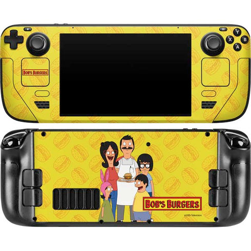 Bobs Burgers Family Portrait Steam Deck Handheld Gaming Computer OLED Skin