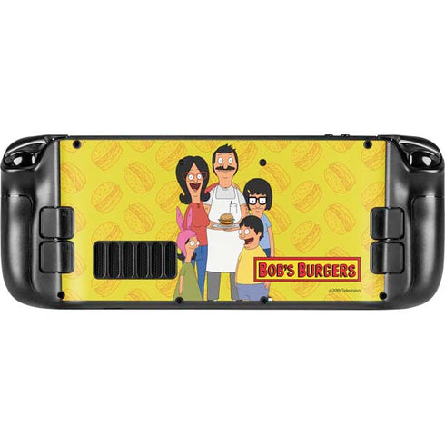 Bobs Burgers Family Portrait Steam Deck Handheld Gaming Computer Skin