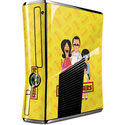 Bobs Burgers Family Portrait Xbox 360 Slim (2010) Skin
