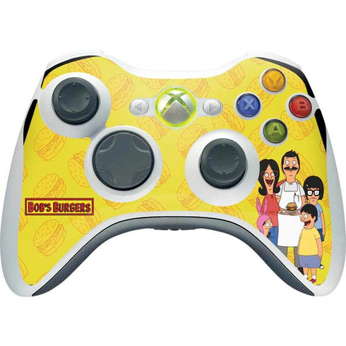 Bobs Burgers Family Portrait Xbox 360 Wireless Controller Skin