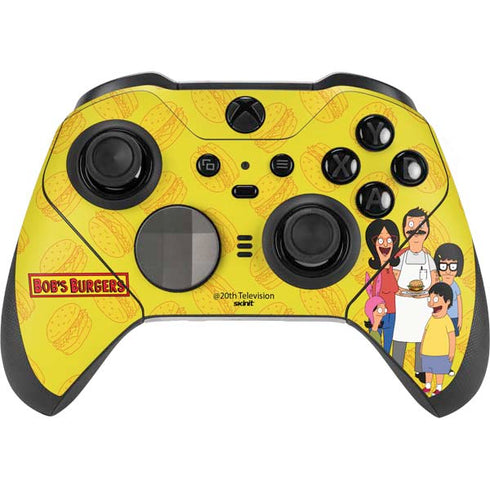 Bobs Burgers Family Portrait Xbox Elite Wireless Controller Series 2 Skin