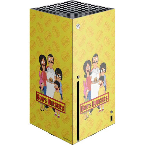Bobs Burgers Family Portrait Xbox Series X Console Skin
