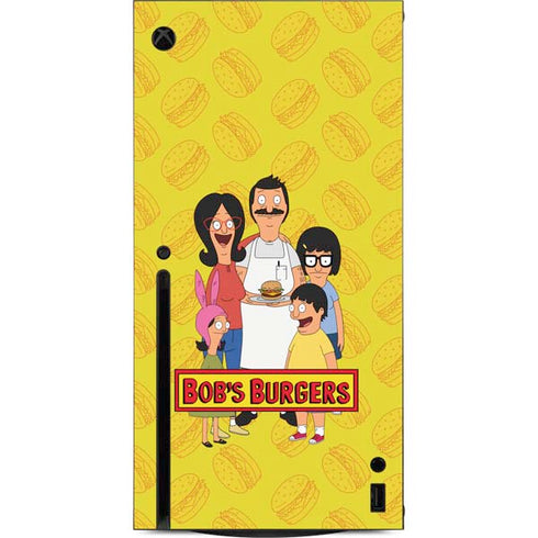 Bobs Burgers Family Portrait Xbox Series X Console Skin