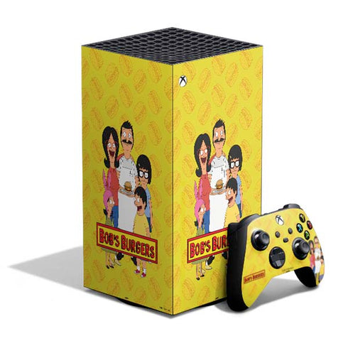 Bobs Burgers Family Portrait XBox Series X Digital Edition Bundle Skin