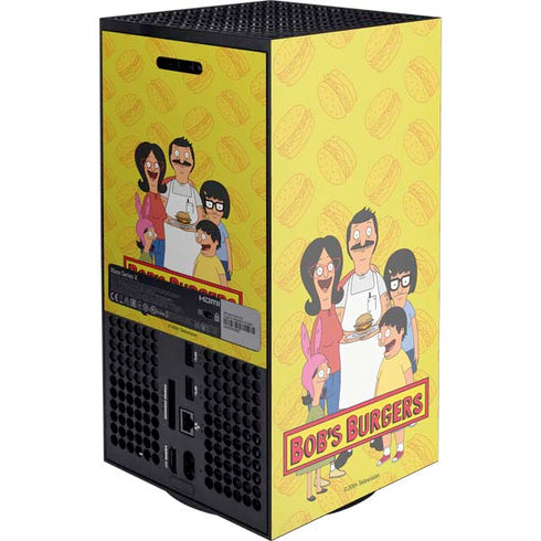 Bobs Burgers Family Portrait XBox Series X Digital Edition Console Skin