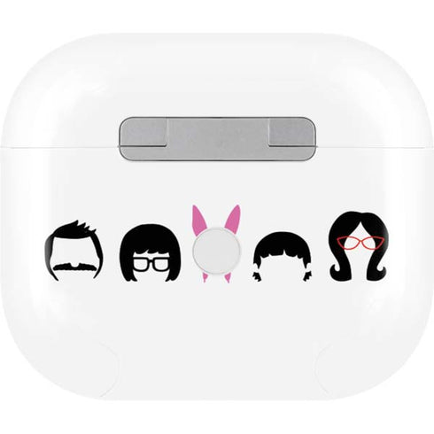 Bobs Burgers Silhouette Apple AirPods (3rd Gen 2021) Skin