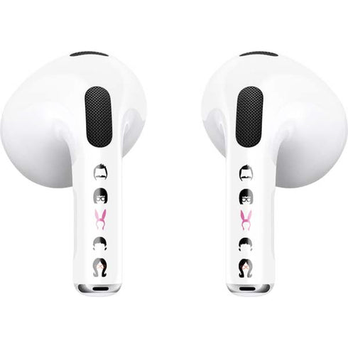 Bobs Burgers Silhouette Apple AirPods (3rd Gen 2021) Skin