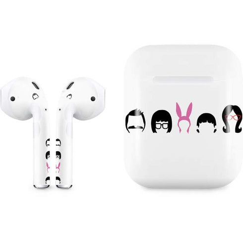 Bobs Burgers Silhouette Apple AirPods Skin