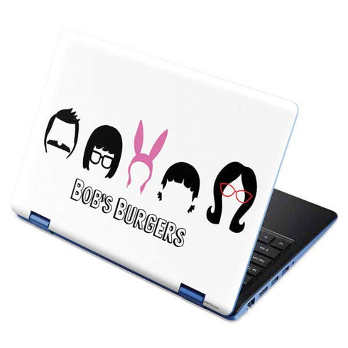 Bobs Burgers Silhouette Aspire R11 11.6in Skin