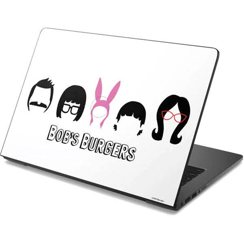 Bobs Burgers Silhouette Dell Chromebook Skin