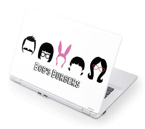 Bobs Burgers Silhouette Acer Chromebook Skin