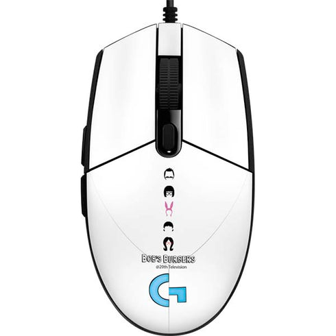 Bobs Burgers Silhouette G203 Prodigy RGB Wired Gaming Mouse Skin
