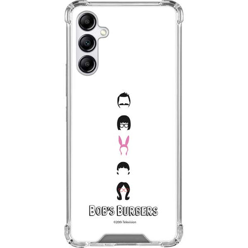 Bobs Burgers Silhouette Gabb Phone 4 Clear Case
