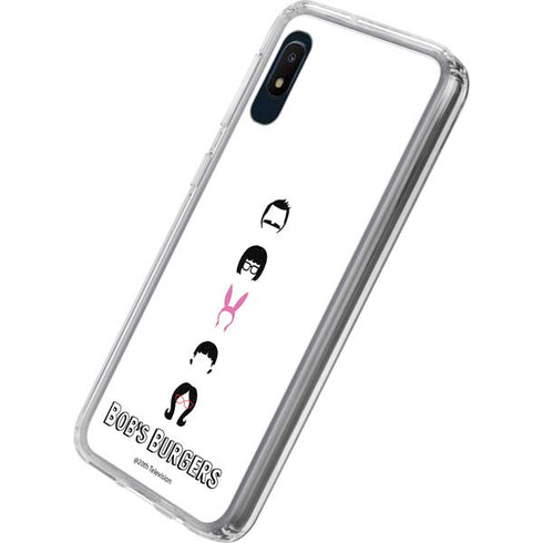 Bobs Burgers Silhouette Galaxy A10e Clear Case