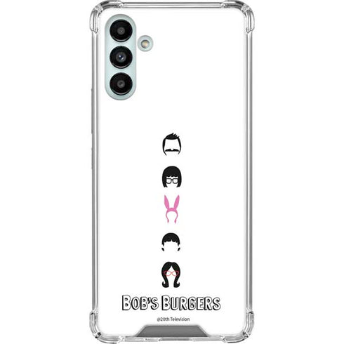 Bobs Burgers Silhouette Galaxy A13 5G Clear Case
