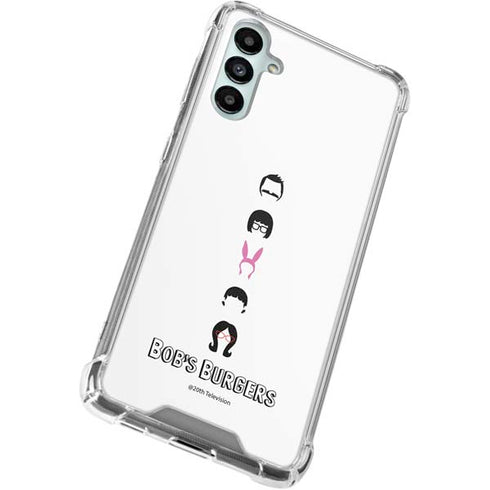 Bobs Burgers Silhouette Galaxy A15 5G Clear Case