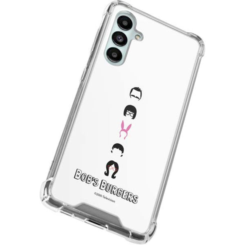 Bobs Burgers Silhouette Galaxy A16 5G Clear Case