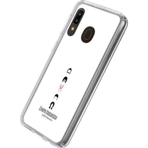 Bobs Burgers Silhouette Galaxy A20 Clear Case