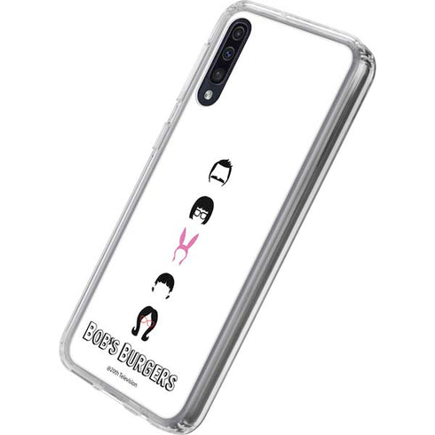 Bobs Burgers Silhouette Galaxy A50 Clear Case