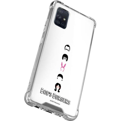 Bobs Burgers Silhouette Galaxy A51 5G Clear Case