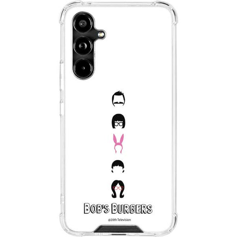 Bobs Burgers Silhouette Galaxy A54 5G Clear Case