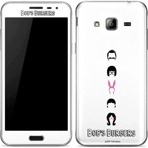 Bobs Burgers Silhouette Galaxy J3 Skin