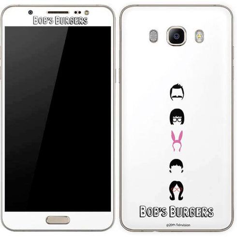Bobs Burgers Silhouette Galaxy J7 Skin