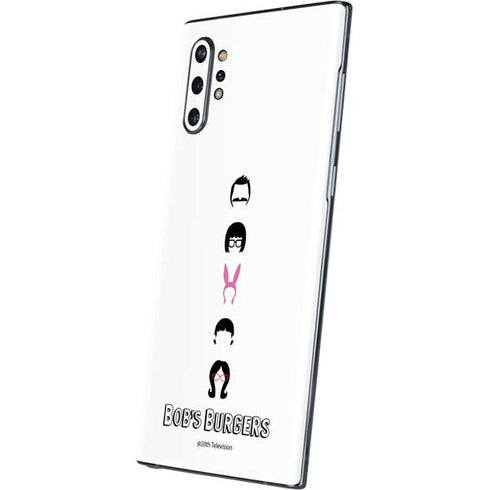 Bobs Burgers Silhouette Galaxy Note 10 Plus Skin