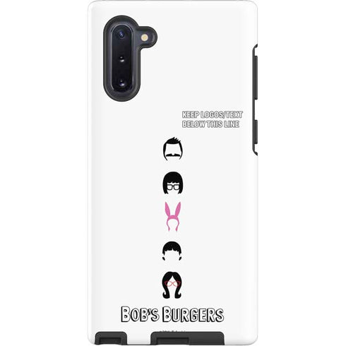 Bobs Burgers Silhouette Galaxy Note 10 Pro Case
