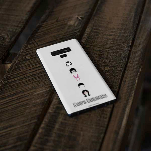 Bobs Burgers Silhouette Galaxy Note 9 Skin