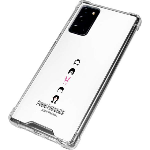 Bobs Burgers Silhouette Galaxy Note20 5G Clear Case