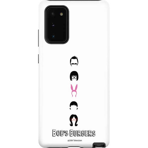 Bobs Burgers Silhouette Galaxy Note20 5G Pro Case