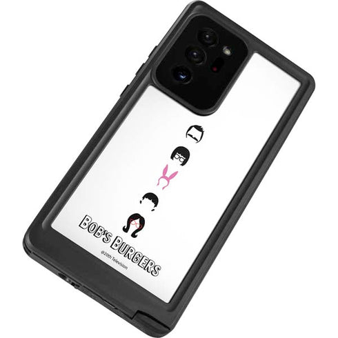Bobs Burgers Silhouette Galaxy Note20 Ultra 5G Waterproof Case