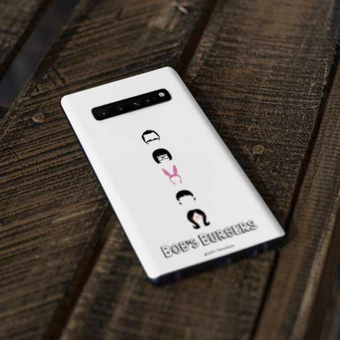 Bobs Burgers Silhouette Galaxy S10 Plus Skin